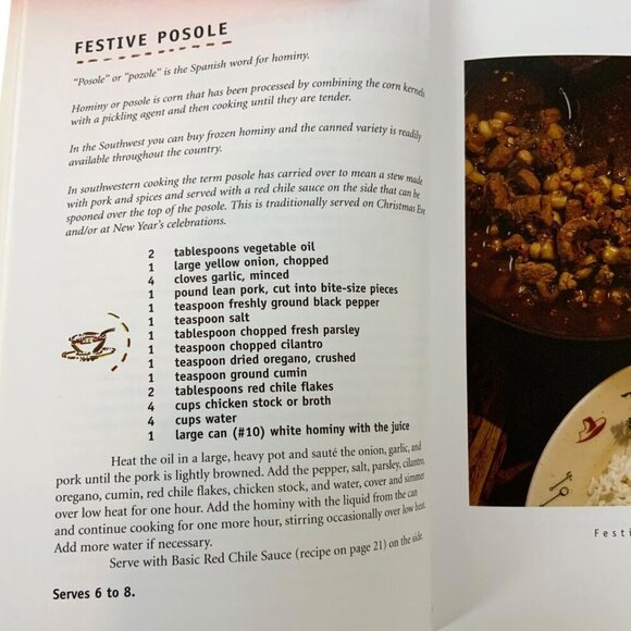 Authentic Southwestern Cooking Recipe Book By Lynn Nusom Paperback 1999 - Picture 5 of 9